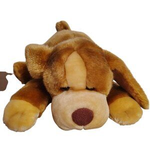 Vtg Animal Alley Darby Floppy Brown Dog Plush Stuffed Animal 14"  Toys R Us READ
